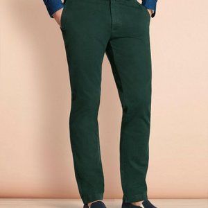Brooks Brothers Flat Front Garment-Dyed Stretch Chinos